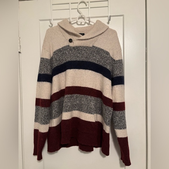 American Eagle Outfitters Sweater Wool Blend Cowl Neck Kangaroo Pouch - Picture 1 of 5